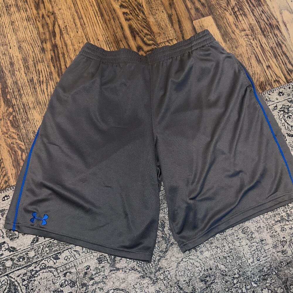 Under Armour Men's Mesh Athletic Training Shorts - Heat Gear - Large